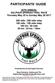 PARTICIPANTS GUIDE. 25TH ANNUAL SULPHUR SPRINGS TRAIL RACE Thursday May 25 to Sunday May