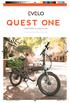 QUEST ONE OWNER S MANUAL