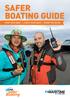 SAFER BOATING GUIDE PREP YOUR BOAT CHECK YOUR GEAR KNOW THE RULES