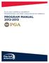 Play Golf America University Professional Golfers Association of America. Program Manual