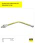 Gas plug-in hose, straight-through form. Instructions for Use. suitable for gas socket model G2019T, G2016T. G2023 from 01/1990.