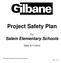 Project Safety Plan. Salem Elementary Schools. For. Date: 6/11/ Safety Plan Salem Elementary Schools.doc Page 1 of 77
