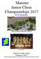 Munster Junior Chess Championships 2017 (Even age groups)