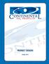 CONTINENTAL NH3 PRODUCTS PRODUCT CATALOG