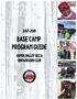 Base camp program guide