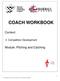 COACH WORKBOOK. Context: Module: Pitching and Catching. Competition Development