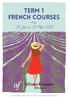 Term 1 french courses