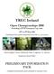 TREC Ireland. Open Championships 2018 Including a FITE European Cup class 11 th to 13 th May 2018