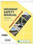 Highway Safety Manual (HSM) Freeway Training Course