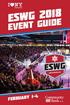 ESWG event guide. February 1-4