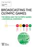 BROADCASTING THE OLYMPIC GAMES