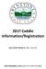 2017 Caddie Information/Registration