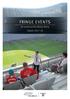 FRINGE EVENTS. for events at the Allianz Arena Saison