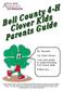 Hi, Parents! I'm Chris Clover. I am your guide to understanding 4-H Clover Kids. Follow me...