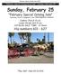 Sunday, February 25 February Special Catalog Sale featuring Sons & Daughters and PERFORMANCE HORSES