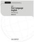 International Examinations. IGCSE First Language English Workbook. Marian Cox