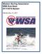 Western Surfing Association WSA Rule Book 2017/2018 Season. Effective May 15, 2017