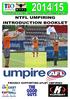 PROUDLY SUPPORTING AFLNT UMPIRING