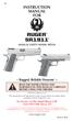 RUGER SR1911 MANUAL SAFETY MODEL PISTOL. Rugged, Reliable Firearms