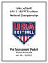 USA Softball 14U & 16U B Southern National Championships