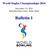 World Singles Championships December 2-9, 2016 Qatar Bowling Center, Doha, Qatar. Bulletin 1