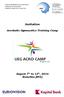 Invitation. Acrobatic Gymnastics Training Camp. August 7 th to 13 th, 2016 Kamchia [BUL]