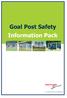 Goal Post Safety Information Pack