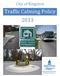 Traffic Calming Policy 2013