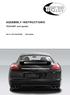 ASSEMBLY INSTRUCTIONS. TECHART roof spoiler