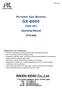 Portable Gas Monitor GX (Type LEL) Operating Manual (PT0-098)