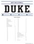 2017 VOLLEYBALL TABLE OF CONTENTS 2017 DUKE VOLLEYBALL  Facebook/DukeVB