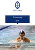 Eligibility Criteria Perth College Swimming Bursary