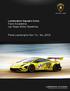 Lamborghini Squadra Corse Track Accademia Las Vegas Motor Speedway. Pilota Lamborghini Nov 7th - 8th, 2015