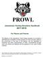 PROWL HOCKEY. Jamestown Hockey Boosters Handbook For Players and Parents