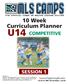 U14 COMPETITIVE. 10 Week Curriculum Planner