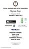 ROYAL QUEENSLAND YACHT SQUADRON. Myora Cup. Navigation Event Saturday 4 th March 2017