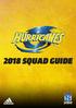 2018 SQUAD GUIDE 1 I HURRICANES SUPER RUGBY SQUAD GUIDE