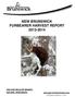 NEW BRUNSWICK FURBEARER HARVEST REPORT