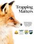 Trapping Matters PROFESSIONAL DEVELOPMENT WORKSHOPS