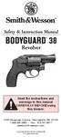 Revolver. Read the instructions and warnings in this manual CAREFULLY BEFORE using this firearm.