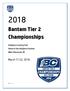 Bantam Tier 2 Championships