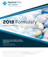 2018 Formulary. (List of Covered Drugs)