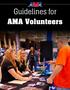 Guidelines for AMA Volunteers