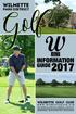 Golf INFORMATION GUIDE WILMETTE PARK DISTRICT WILMETTE GOLF CLUB.  Memberships Reserved Time Play Special Events