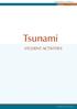 Tsunami STUDENT ACTIVITIES