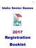 Idaho Senior Games 2017 Registration Booklet