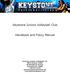 Keystone Juniors Volleyball Club. Handbook and Policy Manual