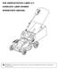 THE GREENSTATION LAWN N-1 CORDLESS LAWN MOWER OPERATOR S MANUAL
