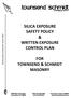SILICA EXPOSURE SAFETY POLICY & WRITTEN EXPOSURE CONTROL PLAN