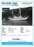TONGAREVA is a genuine go almost anywhere boat. Very well equipped. Bow thruster. Cabin heating. 12,950 Tax Paid